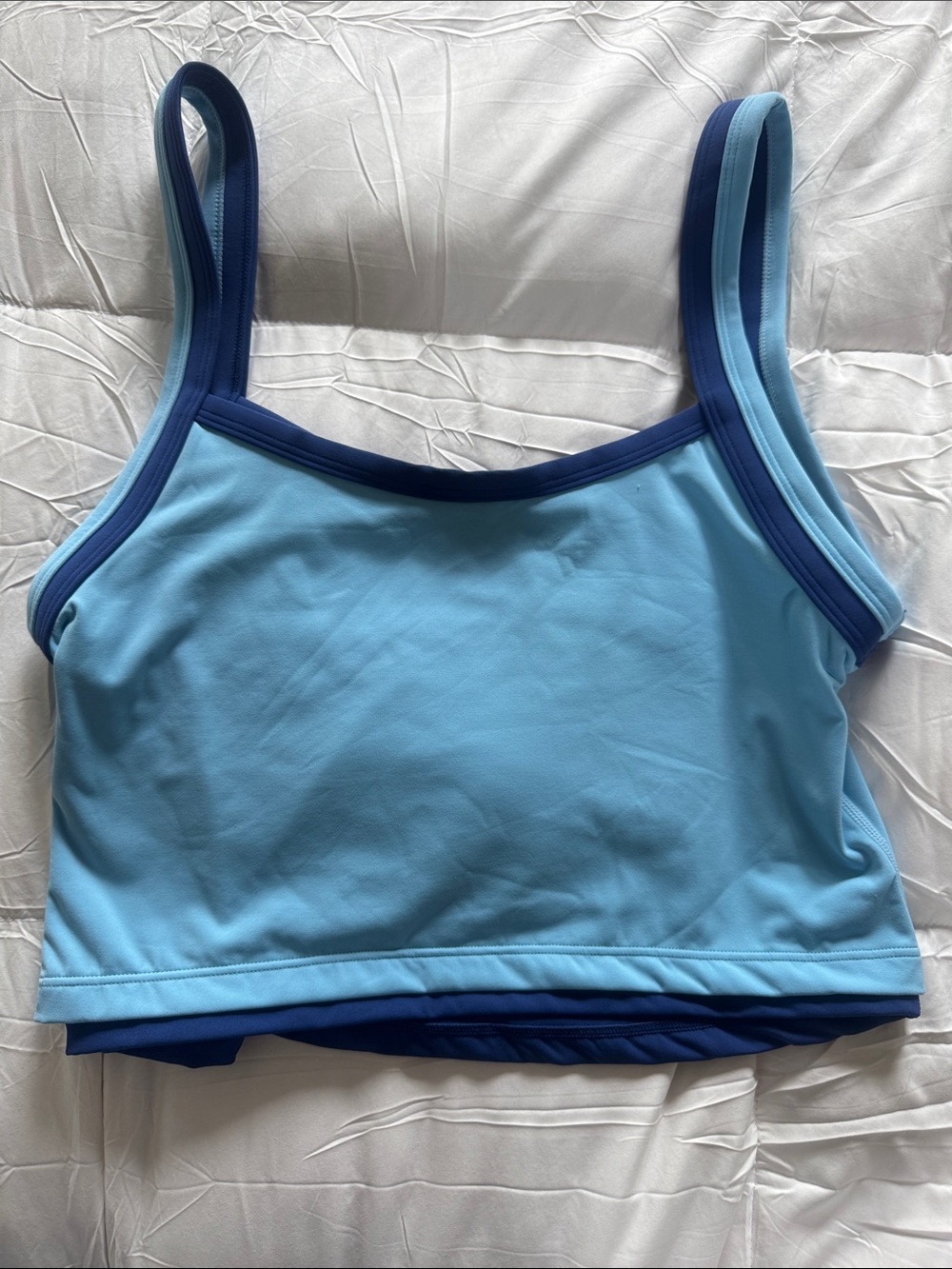 SET Active Breathe 1.0 Contrast Double Strap Tank size Large - Picture 2 of 5